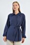 Fullamodest Embroidered Tie-Waist Shirt - 3