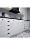 Mussel Black 128 mm Handle Luxury Country Kitchen Furniture Cabinet Drawer Handle - 5