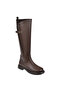 Rider Style Round Toe Women's Boots Sms-27141 Brown