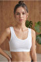 Women's Wide Strap Removable Padded Sports Bustier 3-Piece Eco Pack - 2