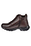 Genuine Leather Comfort Women's Boots Voy-9398 Brown - 3
