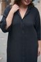 Crinkle Black Shirt Dress - 3