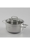 Modena Induction Base Stainless Steel Deep Pot 16 cm