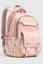 My Polo 2086 3-Piece Set Children's Primary School Middle School Bag with Pen Holder and Lunch Bag Backpack Pink - 3