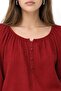 Mixray Buttoned Muslin Blouse - 4