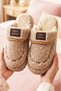 Women's Plush House Slippers Closed Toe Furry Inside Non-Slip Sole Winter Women's House Dowry Slippers 4 Seasons