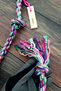 Parrot Climbing Rope Multi-Colored 80 cm Diameter 18 mm 100% Natural Cage Toy |   Stress Rope |   Cotton Rope |   Sultan, Konur, Jako, Monk, Lori, - 7