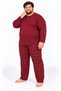 Men's High Quality Interlock Combed Cotton Plus Size Pajama Set 18562 - 2