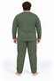 Men's High Quality Interlock Combed Cotton Plus Size Pajama Set 18562 - 5