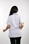 Women's White Short Sleeve 70 cm Jacket Collar Alpaca Teacher Doctor Pharmacist Nurse Apron - 4