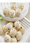 20mm 20pcs Smiling Face Wooden Beads Round Expression Loose Beads For Jewelry Making DIY Creative Ha - 4