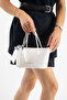 White Women's Adjustable Strap Hand and Shoulder Bag