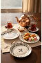 Black Bow Luxury Ceramic Cake Set for 6 People Cake Plate (20 cm) - 4