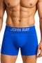3 Pieces Blue Men's Seamless Microfiber Lycra Flexible Premium Boxers - 2
