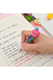 50Pcs 5-50Pcs/Lot Cute Cartoon Mini 4Color Ballpoint Pen Silicone Portable Four-color Short Pen Stud - 4