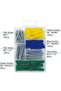 Plastic Self Drilling Ribbed Drywall and Wall Anchors with Screws Kit,66 Piece Wall Plug Anchor Expa - 3