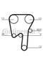 Timing belt set CT979K2