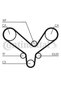 Set curea de distribuție CT726K1 - 2