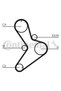 Set curea de distribuție CT1038K2 - 2