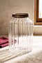 Erdek Borosilicate Glass Multi-Purpose Pantry Jar with Acacia Lid 1900 ml - 3