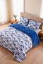 Double Luxury Wellsoft Quilt with Double Sided Pillowcases 195X215 cm Duvet + Pillowcase Set - 7