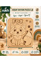 🦊   Montessori Wooden Fox Puzzle 20X25 cm |   Fox Themed Wooden Puzzle |   Educational Puzzle for Children 🧩 - 2