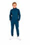 Boy's Cotton Stand Collar Tracksuit Set 26104 -Petrol - 2