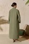 Khaki Fake Sleeve Ferace - 6