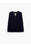 Regular Fit Long Sleeve Color Contrast Crew Neck Knit Sweater - 5