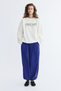 Baskılı Oversize Sweatshirt - 3