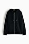 Oversized zip-through hoodie