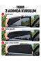 Chevrolet Aveo 2011-2020 Sedan Compatible Side Window Sunshade Front or Rear - 5