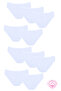 020 Heart Patterned 100% Cotton Pack of 10 Children's Underpants - 2