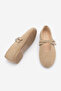 Women's Cross Strap Ballerinas Niroza Beige Suede - 7
