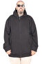 Mode XL Men's Cardigan Kapson Zippered Steel Interlock 21600 Black