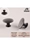 Mussel Antique Silver Button Handle Luxury Country Kitchen Furniture Cabinet Drawer Handle - 3