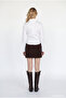 Asymmetrical Detailed Shirt Ecru - 5