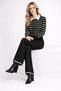 Women's Striped 2-Piece Knitwear Set - 5