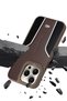 Hbc-264 Lambor Carbon Fiber Sport Cover Compatible with iPhone 15 Pro Max - Titan Grey - 6