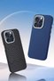 Hbc-263 Monaco Cover Compatible with iPhone 14 Pro - Navy Blue - 4