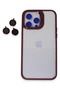 Case Compatible with iPhone 14 Pro Roblox Lens Stand Cover - Burgundy - 7