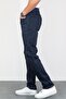 Men's Navy Blue Regular Fit Relaxed Cut Stretchy Lycra Denim Jeans Jeans Pants Hlthe003005 - 5