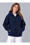 Unisex Kids Navy Blue 3ip Thick Fleece Cardigan - 2