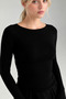 Women's ultra soft boat neck blouse - perfect for everyday wear and styling - 3