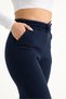 Sorane Navy Blue Winter Fleece-Lined Sweatpants - 2