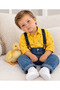 Muslin Strap Belted Anchor Printed Lycra Jeans 3-Piece Baby Boy/Child Set