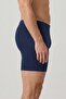 Men's Navy Blue Combed Modal Long Boxers - 2