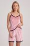 Women's Pink Shorts, Pack of Lace Velvet Shorts