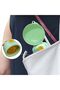 Portable 2-in-1 Dog Water Bottle and Food Dispenser,400ml Water and 185g Food Capacity,Leak-Proof Pet Travel Bottle with Filter,Green - 5