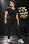 Unisex Original Thermal Sauna Bottom Top Zippered Short Sleeve Tights Sweating Tracksuit Set - 5